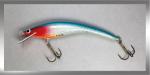 Turus Ukko Original Wobbler schwimmend, Länge: 12 cm, Farbe: Blue Fish Red Head Glitter 152G